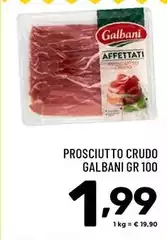 Galbani - Prosciutto Crudo Galbani - Prosciutto Crudo
