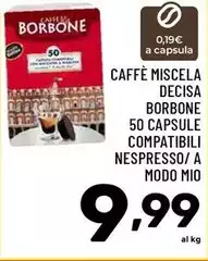 Caffe borbone - Caffè Miscela Decisa Caffe borbone - Caffè Miscela Decisa