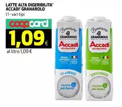 Granarolo - Latte Alta Digeribilità Accadi' Granarolo - Latte Alta Digeribilità Accadi'