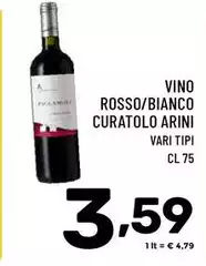 Vino Rosso/Bianco Curatolo Vino Rosso/Bianco Curatolo