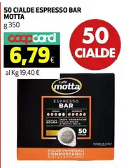 Motta - 50 Cialde Espresso Bar