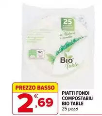 Basso - Piatti Fond Compostabili