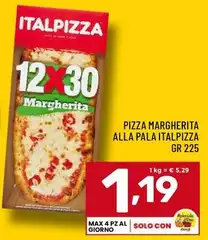 Italpizza - Pizza Margherita Alla Pala Italpizza - Pizza Margherita Alla Pala