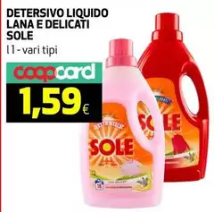 Sole - Detersivo Liquido Lana E Delicati Sole - Detersivo Liquido Lana E Delicati