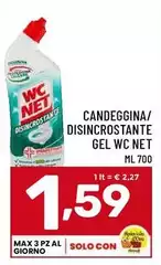 Wc net - Candeggina/Disincrostante Gel Wc net - Candeggina/Disincrostante Gel