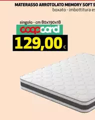 Soft - Materasso Arrotolato Memory s Soft - Materasso Arrotolato Memory s