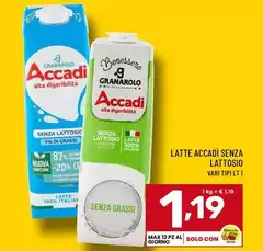 Granarolo - Latte Accadi Senza Lattosio Granarolo - Latte Accadi Senza Lattosio