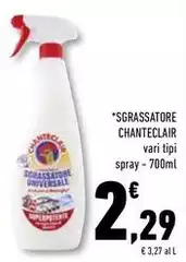 Chanteclair - Sgrassatore