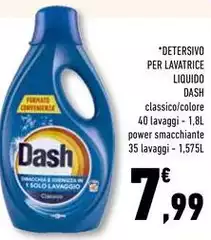 Dash - Detersivo Per Lavatrice Liquido Dash - Detersivo Per Lavatrice Liquido