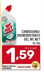 Wc net - Candeggina/Disincrostante Gel Wc net - Candeggina/Disincrostante Gel