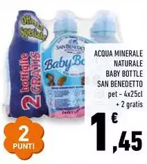 San Benedetto - Acqua Minerale Naturale Baby Bottle San Benedetto - Acqua Minerale Naturale Baby Bottle