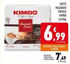 Kimbo - Caffè Macinato Fresco Kimbo - Caffè Macinato Fresco