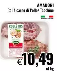 Amadori - Rollè Carne Di Pollo Amadori - Rollè Carne Di Pollo
