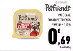 Conad - Patè Cane Petfriends Conad - Patè Cane Petfriends