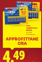 Varta - Longlife Power Batterie Varta - Longlife Power Batterie