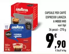 Lavazza - Capsule Per Caffè Espresso A Modo Mio