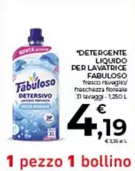 Fabuloso - Detergente Liquido Per Lavatrice