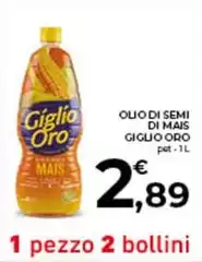 Giglio oro - Olio Di Semi Di Mais Giglio oro - Olio Di Semi Di Mais