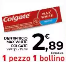 Colgate - Dentifricio Max White