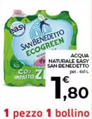 San Benedetto - Acqua Naturale Easy San Benedetto - Acqua Naturale Easy