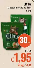 Ultima - Croccantini Gatto Adulto Ultima - Croccantini Gatto Adulto