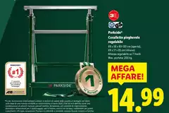 Parkside - Cavalletto Pieghevole Regolabile Parkside - Cavalletto Pieghevole Regolabile