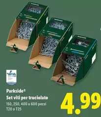 Parkside - Set Viti Per Truciolato Parkside - Set Viti Per Truciolato