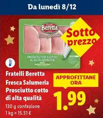 Fratelli Beretta - Fresca Salumeria Prosciutto Cotto Di Alta Qualità Fratelli Beretta - Fresca Salumeria Prosciutto Cotto Di Alta Qualità