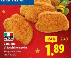 Cotoletta Di Tacchino E Pollo Cotoletta Di Tacchino E Pollo