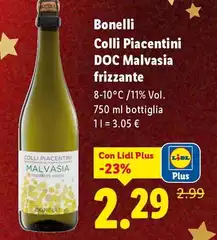Bonelli - Colli Piacentini DOC Malvasia Frizzante Bonelli - Colli Piacentini DOC Malvasia Frizzante