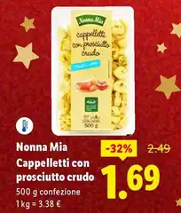 Nonna Mia - Cappelletti Con Prosciutto Crudo Nonna Mia - Cappelletti Con Prosciutto Crudo