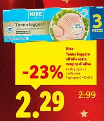 Nixe - Tonno Leggero All'Olio Extra Vergine Di Oliva Nixe - Tonno Leggero All'Olio Extra Vergine Di Oliva