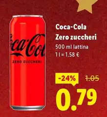 Coca Cola - Zero Zuccheri Coca Cola - Zero Zuccheri