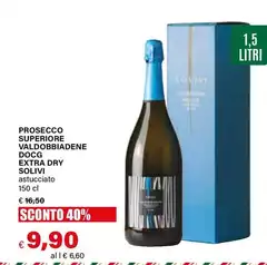 Solivi - Prosecco Superiore Valdobbiadene DOCG Extra Dry Solivi - Prosecco Superiore Valdobbiadene DOCG Extra Dry