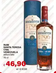 Santa Teresa 1796 - Rum Venezuela Santa Teresa 1796 - Rum Venezuela