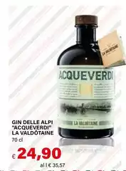 La Valdôtaine - Gin Delle Alpi "Acqueverdi" La Valdôtaine - Gin Delle Alpi "Acqueverdi"