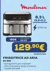 Moulinex - Friggitrice Ad Aria EZ-905 Moulinex - Friggitrice Ad Aria EZ-905