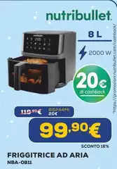 Nutribullet - Friggitrice Ad Aria NBA-0811 Nutribullet - Friggitrice Ad Aria NBA-0811