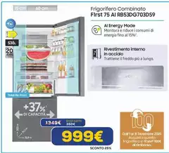 Samsung - Frigorifero Combinato First 75 AI RB53DG703DS9