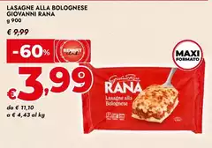Giovanni Rana - Lasagne Alla Bolognese Giovanni Rana - Lasagne Alla Bolognese
