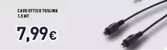 Cavo Ottico Toslink 1.5 Mt Cavo Ottico Toslink 1.5 Mt