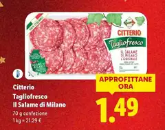 Citterio - Tagliofresco Il Salame Di Milano Citterio - Tagliofresco Il Salame Di Milano