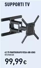 Ioplee - 42-75 Pantografo Vesa 400 45kg WTCPANT400 Ioplee - 42-75 Pantografo Vesa 400 45kg WTCPANT400