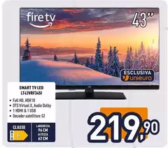 Jvc - Smart Tv Led LT43VRF345I Jvc - Smart Tv Led LT43VRF345I