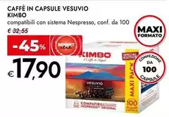Kimbo - Caffè In Capsule Vesuvio Kimbo - Caffè In Capsule Vesuvio