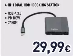 Ioplee - 4-in-1 Dual Hdmi Docking Station Ioplee - 4-in-1 Dual Hdmi Docking Station