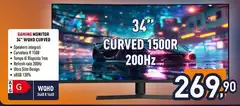 Ioplee - Gaming Monitor 34" WQHD Curved Ioplee - Gaming Monitor 34" WQHD Curved