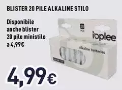 Ioplee - Blister 20 Pile Alkaline Stilo Ioplee - Blister 20 Pile Alkaline Stilo