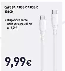 Ioplee - Cavo Da A Usb-c A Usb-c 100 Cm Ioplee - Cavo Da A Usb-c A Usb-c 100 Cm