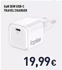 Ioplee - Gan 30w Usb-C Travel Charger Ioplee - Gan 30w Usb-C Travel Charger